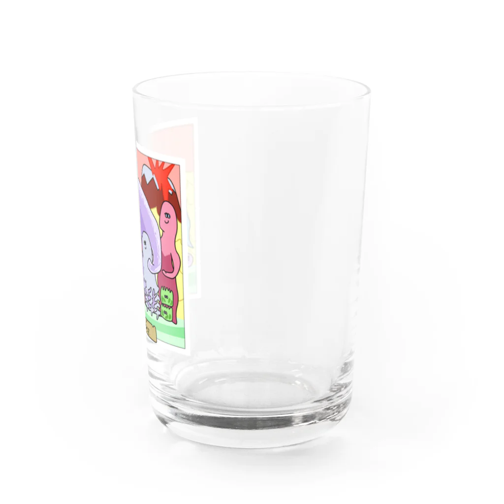 ポドサイトくん/ Podocyte-kunの腎臓家族写真 Water Glass :right