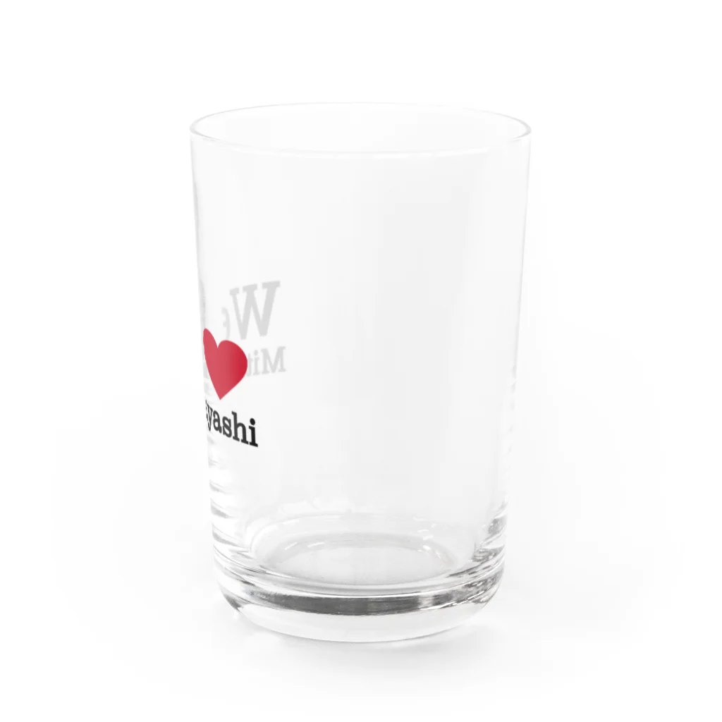 ttttのwelovemitsubayashi Water Glass :right