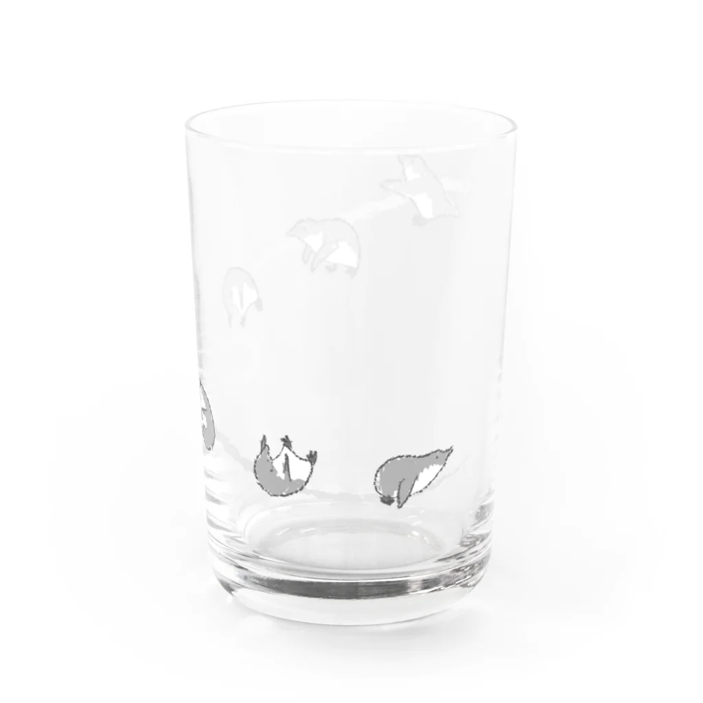 oyu♪のでんぐりペンギン Water Glass :right