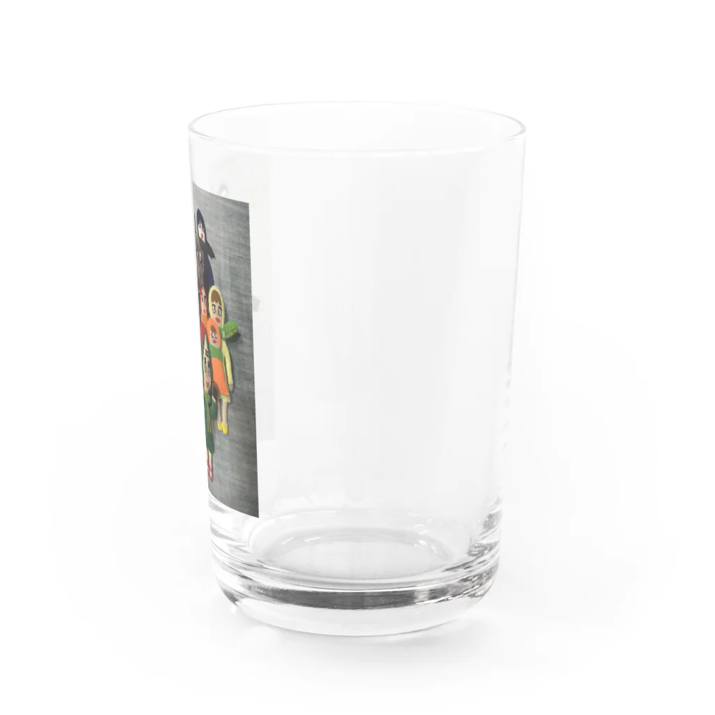 煎太郎商店の草加煎太郎と仲間たち Water Glass :right