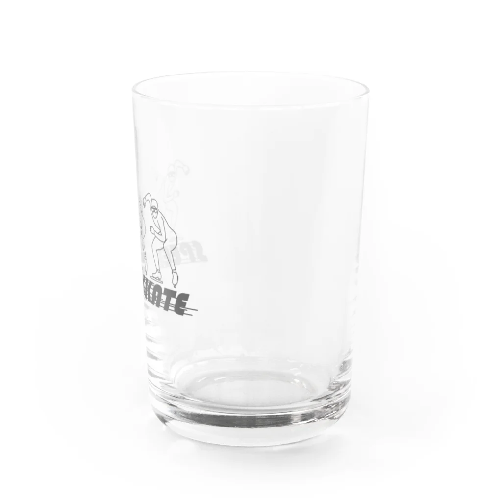 Atco.のスピードスケート Water Glass :right