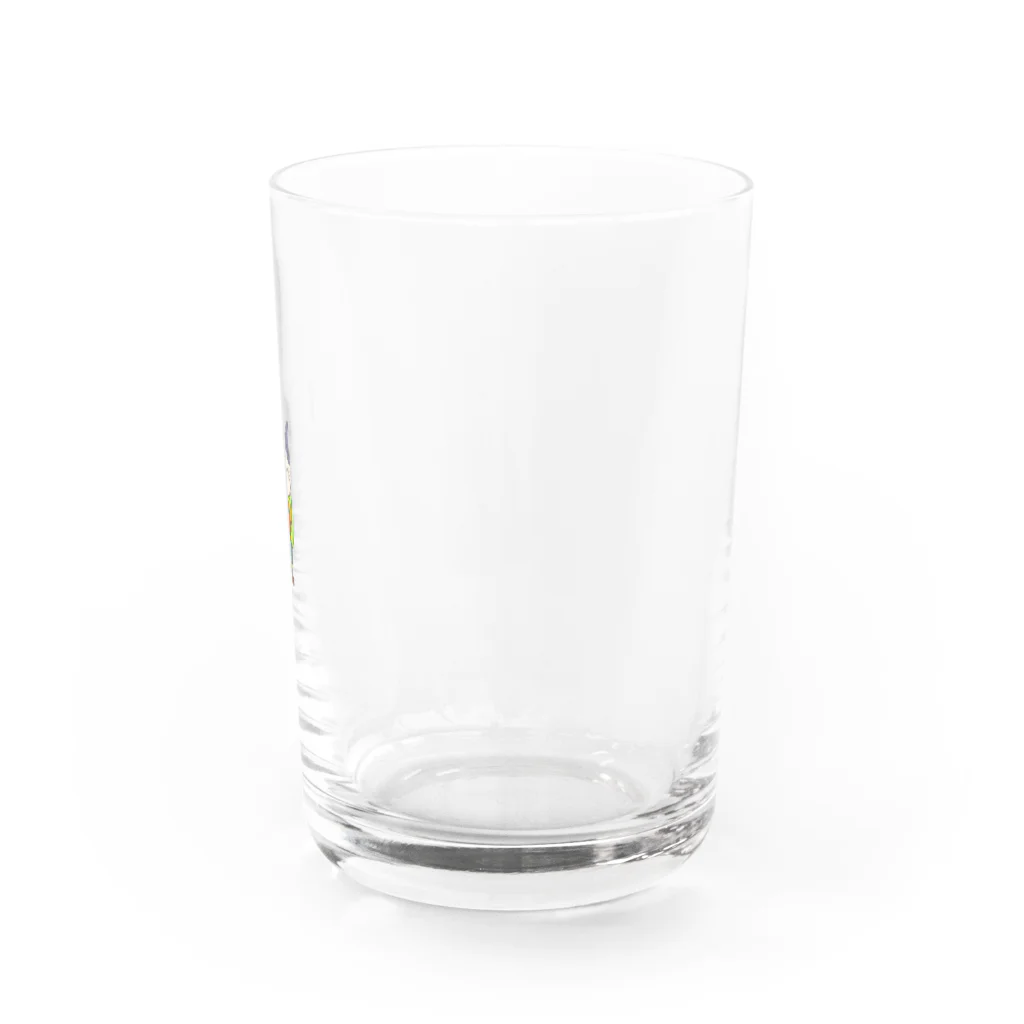 Rieの猫ちゃんお仕事シリーズ☆登山家日本猫さん Water Glass :right