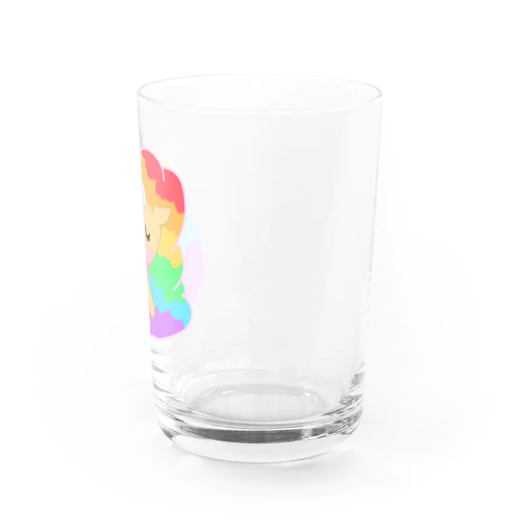 にわとり食堂のゆにちゃん Water Glass :right