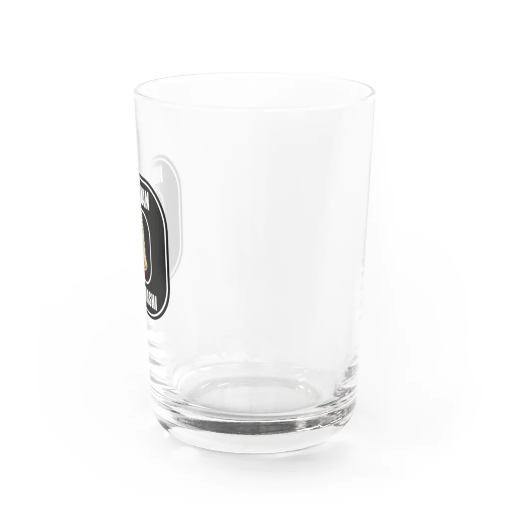 おもしろいTシャツ屋さんのJIROLIAN じろりあん ジロリアン 二郎 ラーメン 二郎愛 Water Glass :right