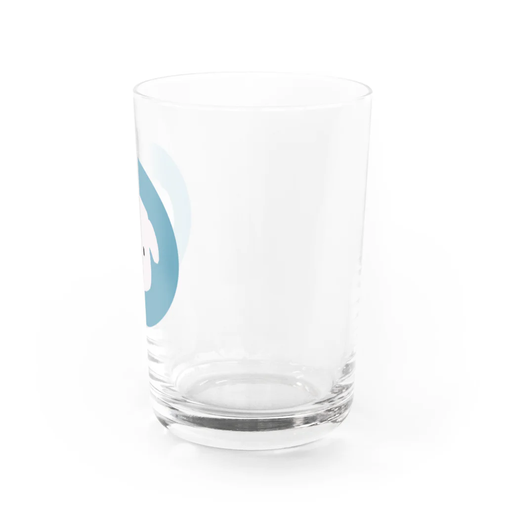 まがおないぬのまがおないぬ　丸デザイン Water Glass :right