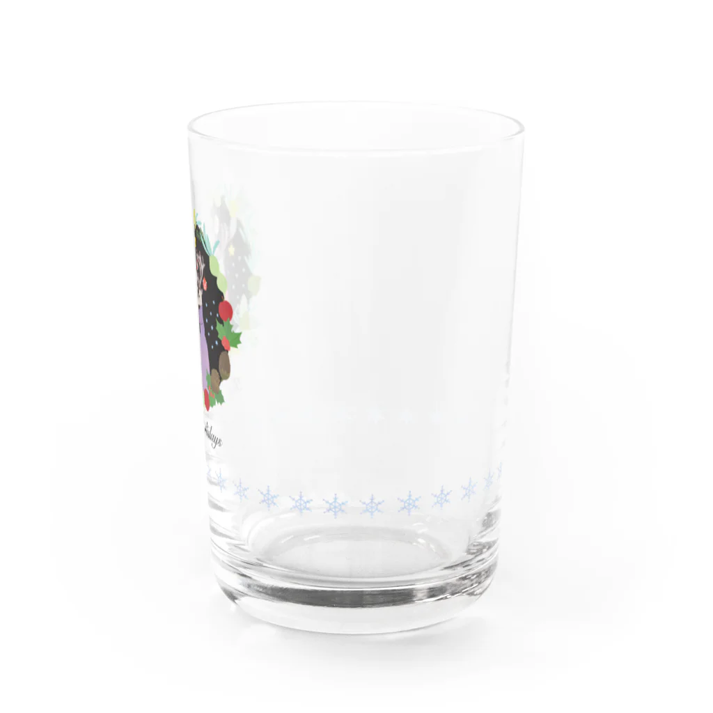 吉田美穂子/イラストレーターの★Christmasグラス★ Water Glass :right