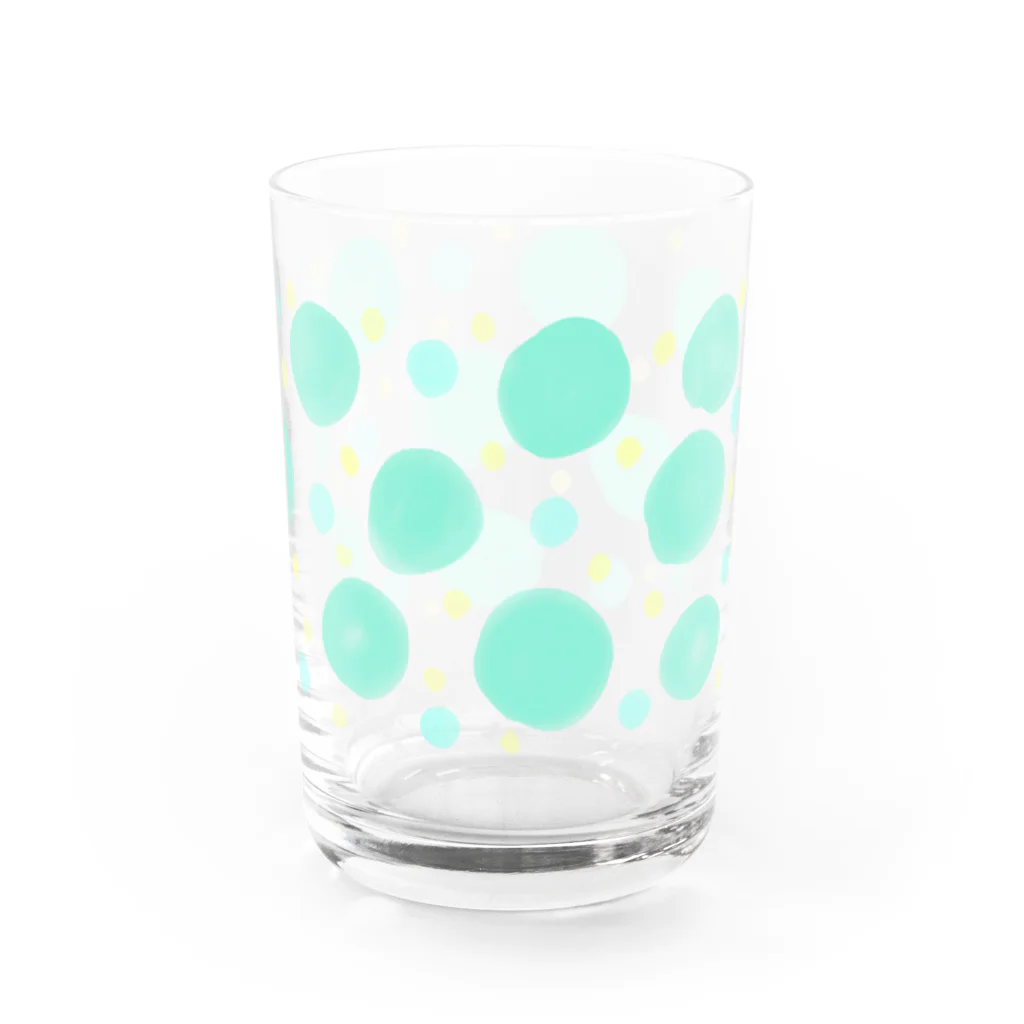 amiのドット（あお） Water Glass :right