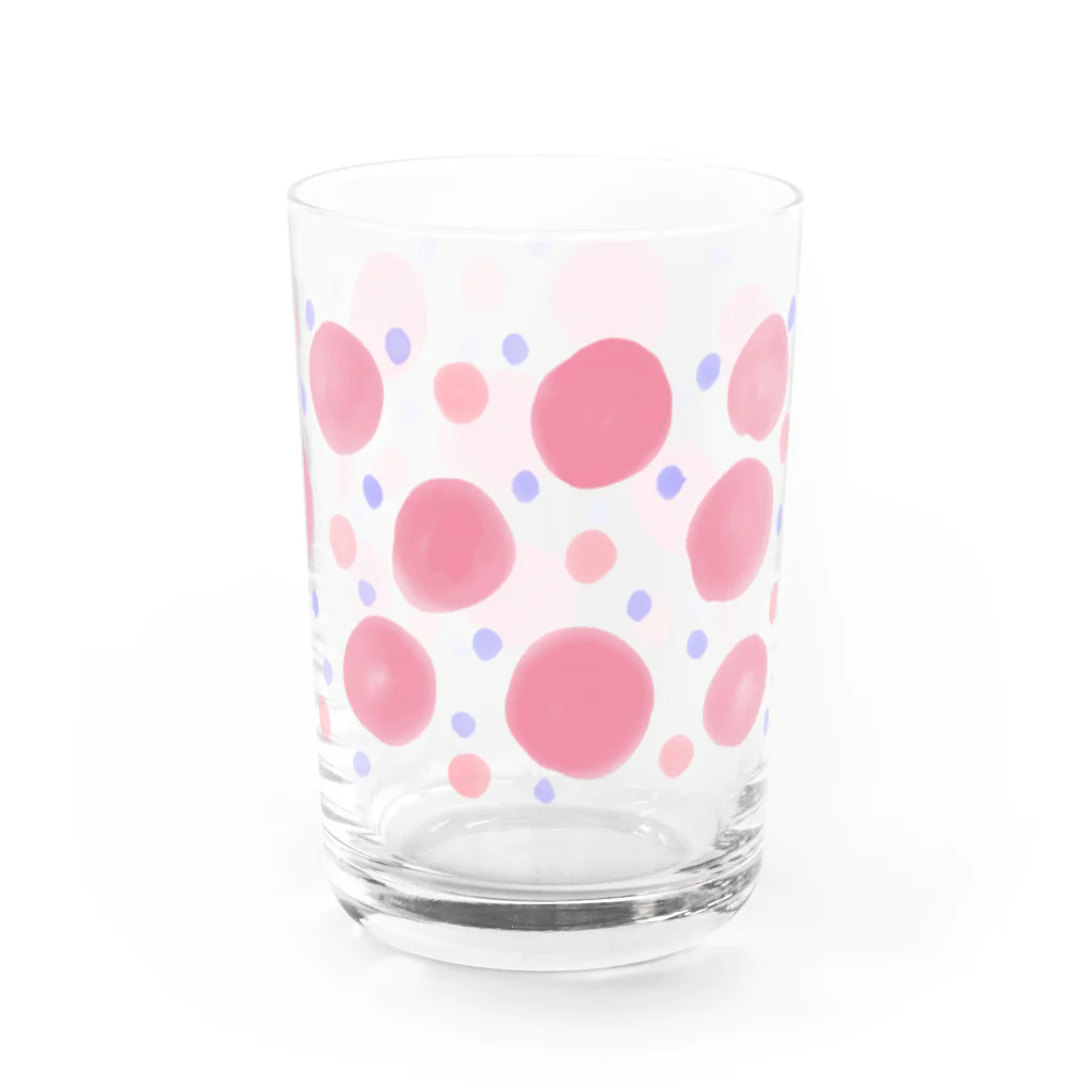 amiのドット（ぴんく） Water Glass :right