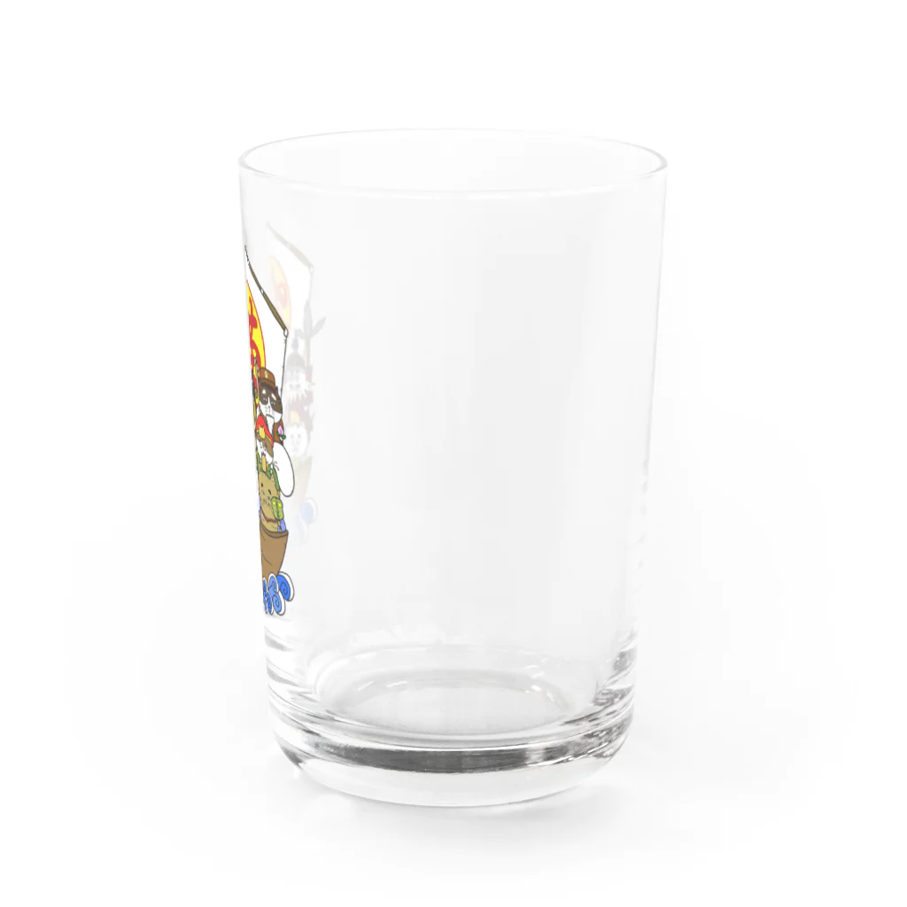 にゃんまるけのにゃん福神 Water Glass :right