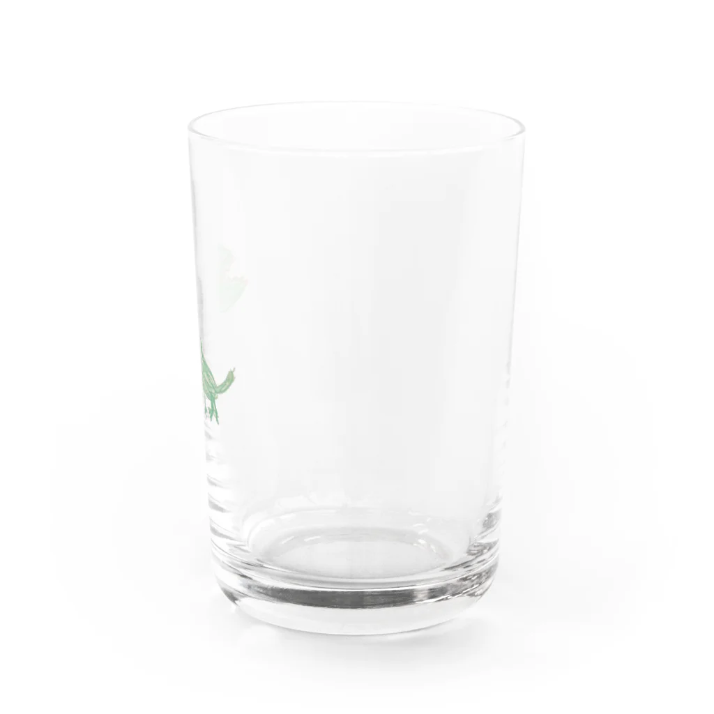 ぶちみぞのダイナソーン Water Glass :right