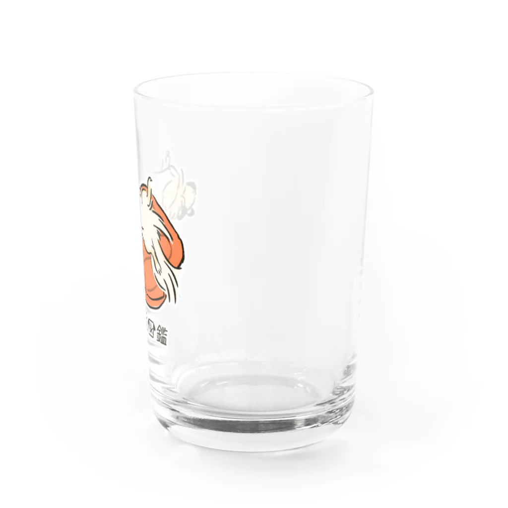 いぬころ｜変な犬図鑑のNo.007 ハミダシーヌ[1] 変な犬図鑑 Water Glass :right