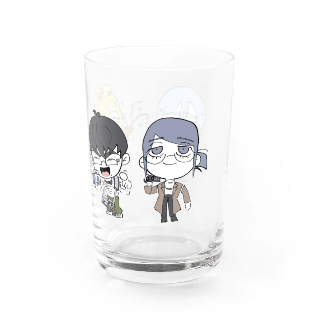 joseff_densanの陰キャラブコメ　SDキャラ集合絵 Water Glass :right