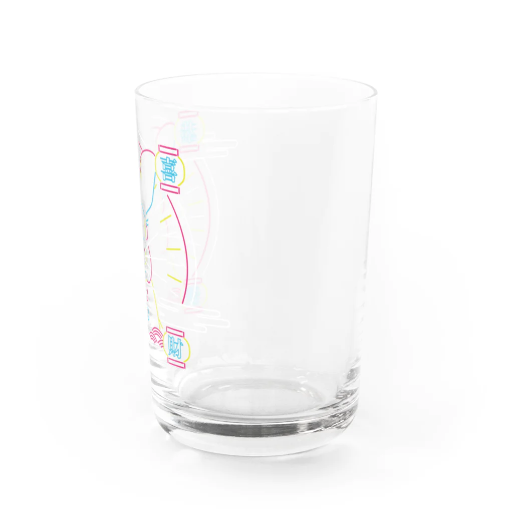 中華呪術堂（チャイナマジックホール）の【背景なし】兎年ネオン  Water Glass :right