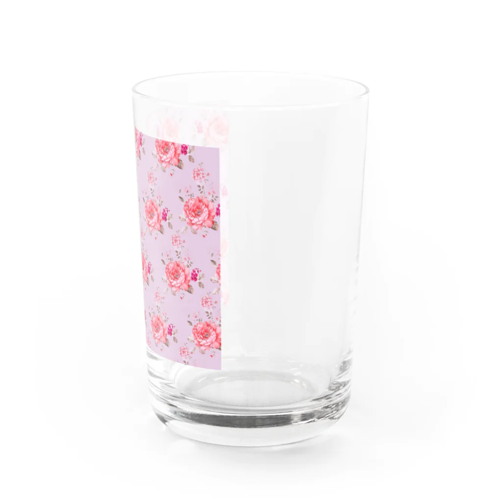 orange_honeyの花柄20 Water Glass :right