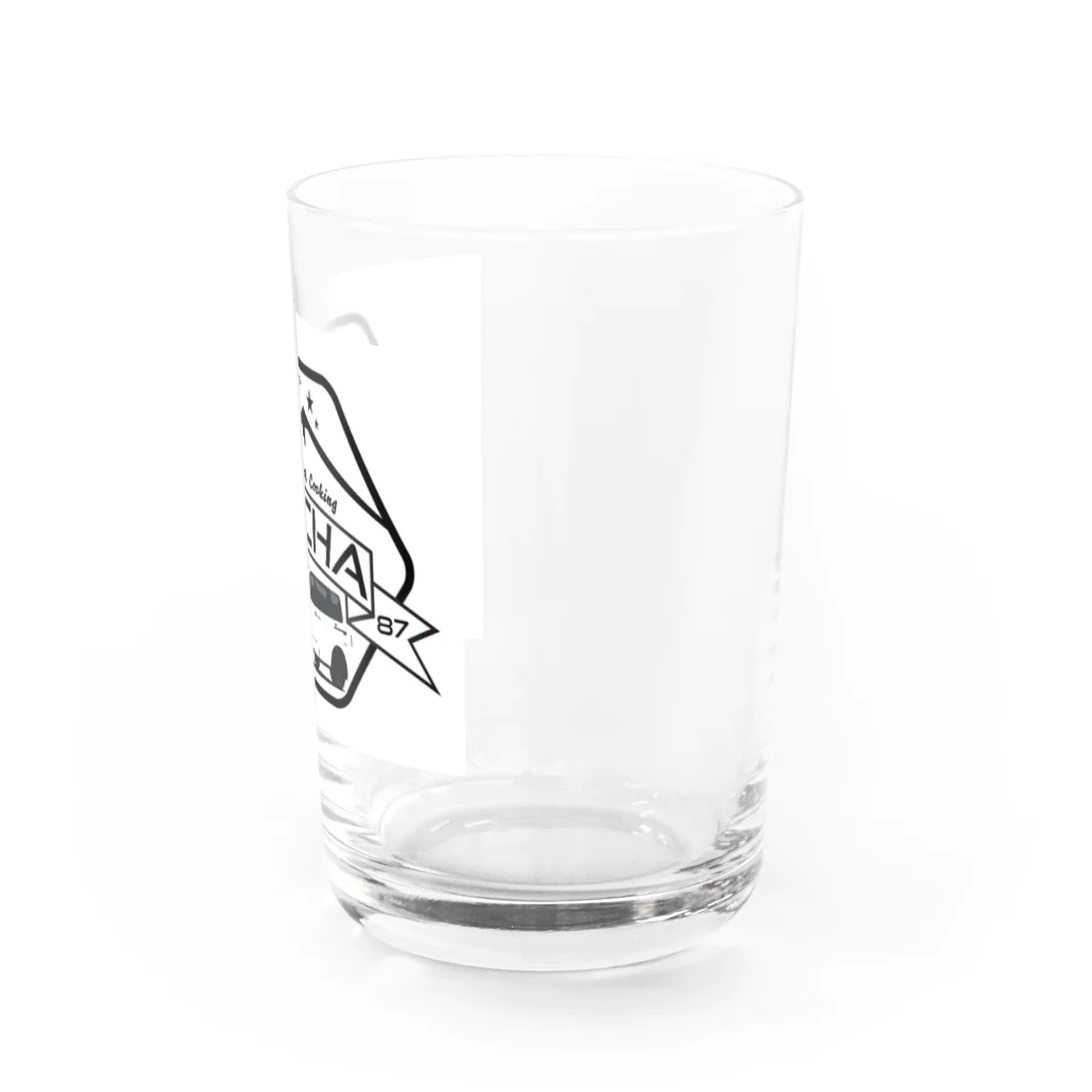 まちゃのキャンプ飯部のまちゃのキャンプ飯部ステッカーのアイテムです Water Glass :right