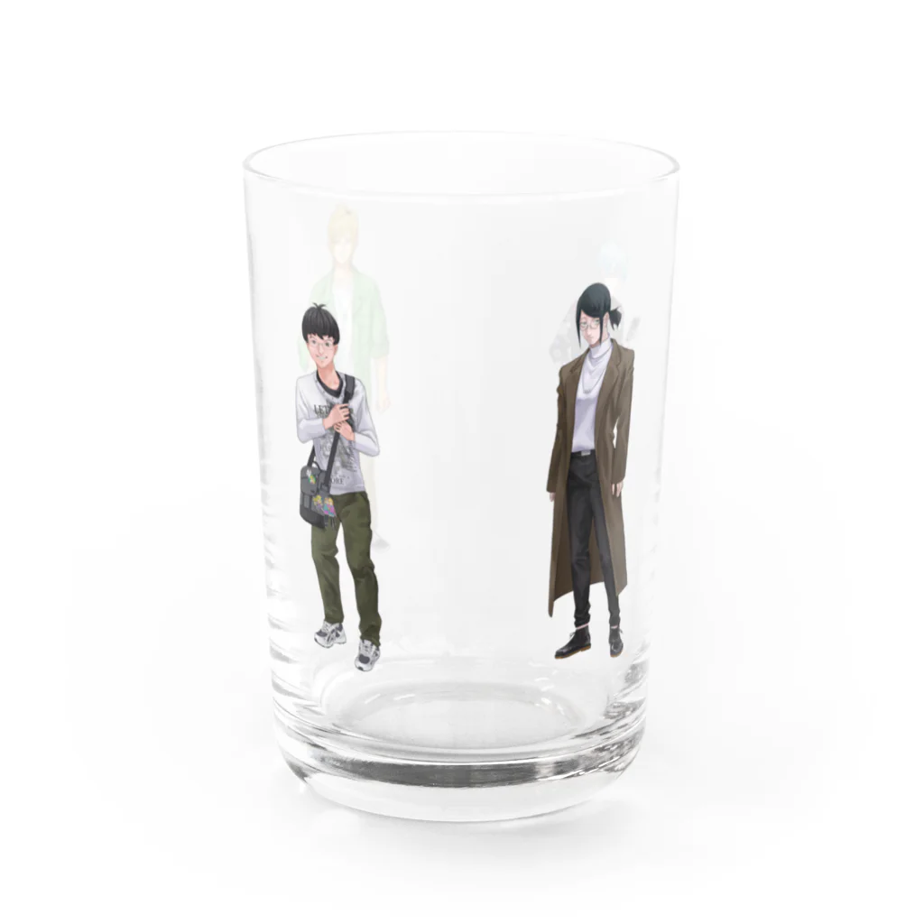 joseff_densanの陰キャラブコメ　集合立ち絵(グラス) Water Glass :right