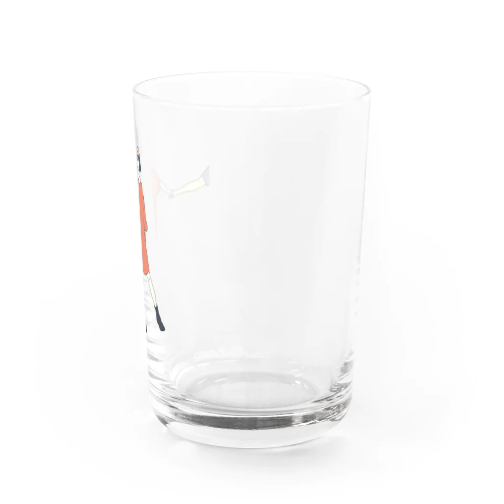 マキノノマの手をひくTシャツワンピ Water Glass :right