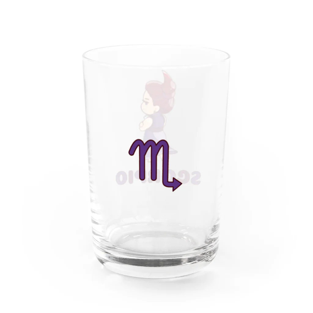 ぱるまな倶楽部の12星座☆さそり座ちゃん Water Glass :right