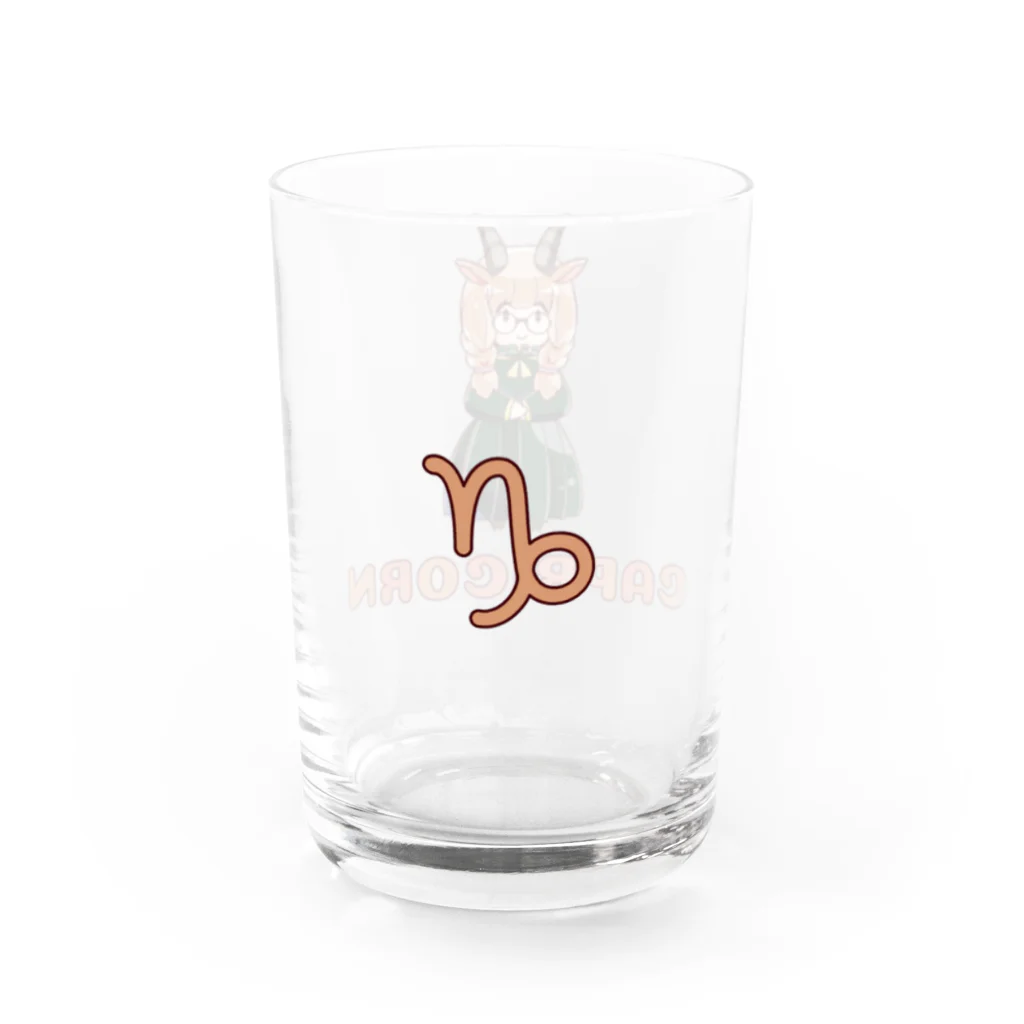 ぱるまな倶楽部の12星座☆やぎ座ちゃん Water Glass :right