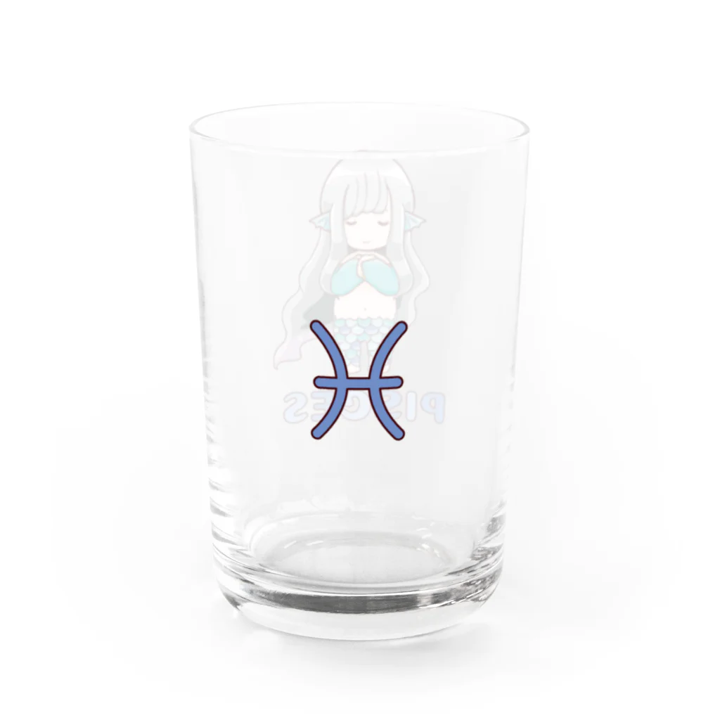 ぱるまな倶楽部の12星座☆うお座ちゃん Water Glass :right