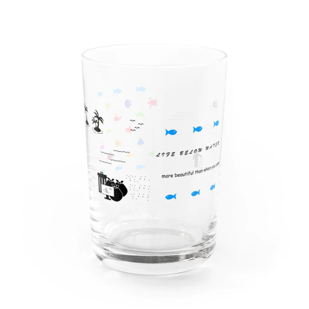 BLACK*s CORRIENTEのBeach Clean Water Glass :right