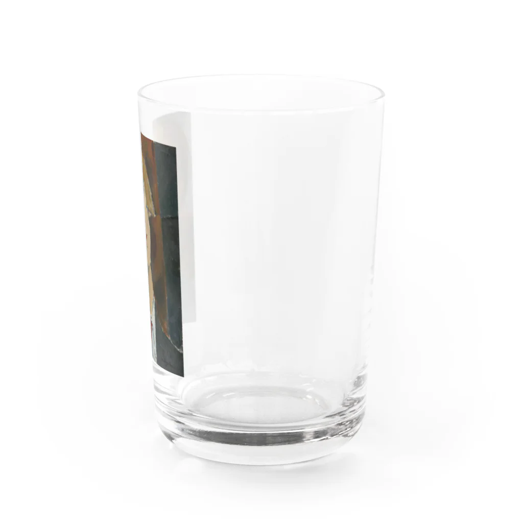 museumshop3の【世界の名画】アメデオ・モディリアーニ『Madame Kisling』 Water Glass :right