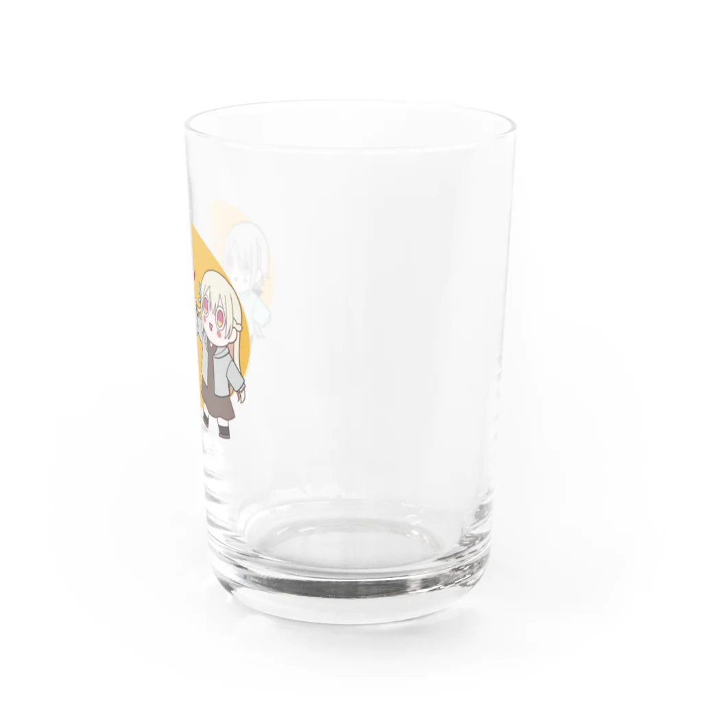 鳥のグッズショップのとりとはる乾杯グラス Water Glass :right