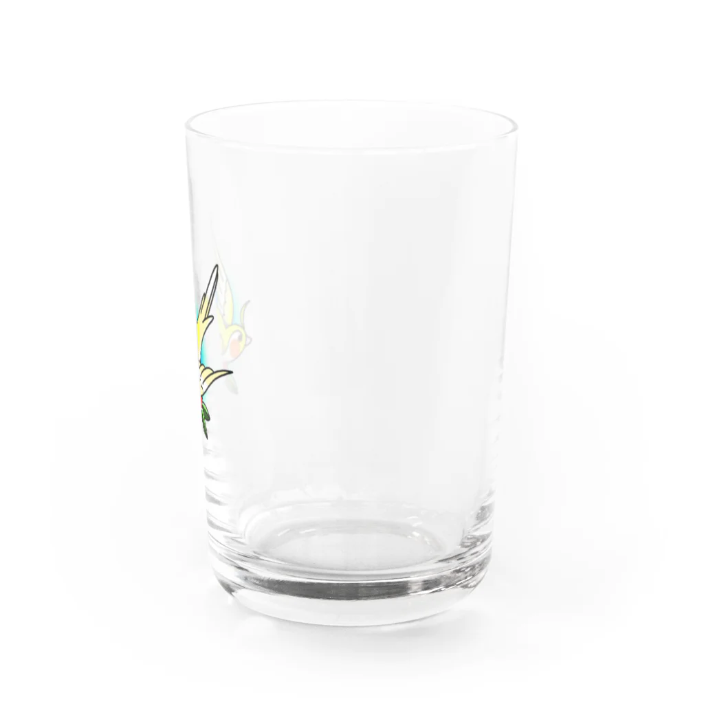 8chのOldSchool-Cockatiel Water Glass :right