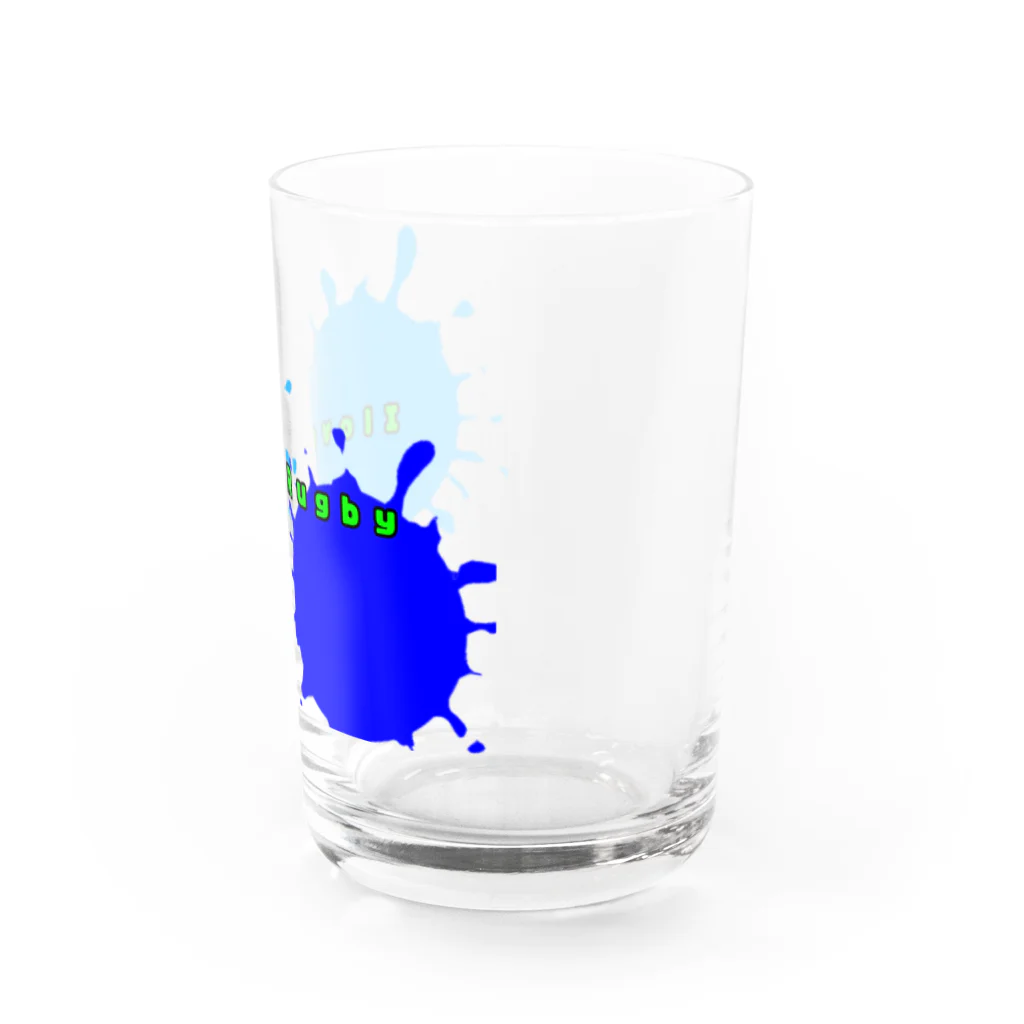 Rugbyshopのcolorful paint Water Glass :right