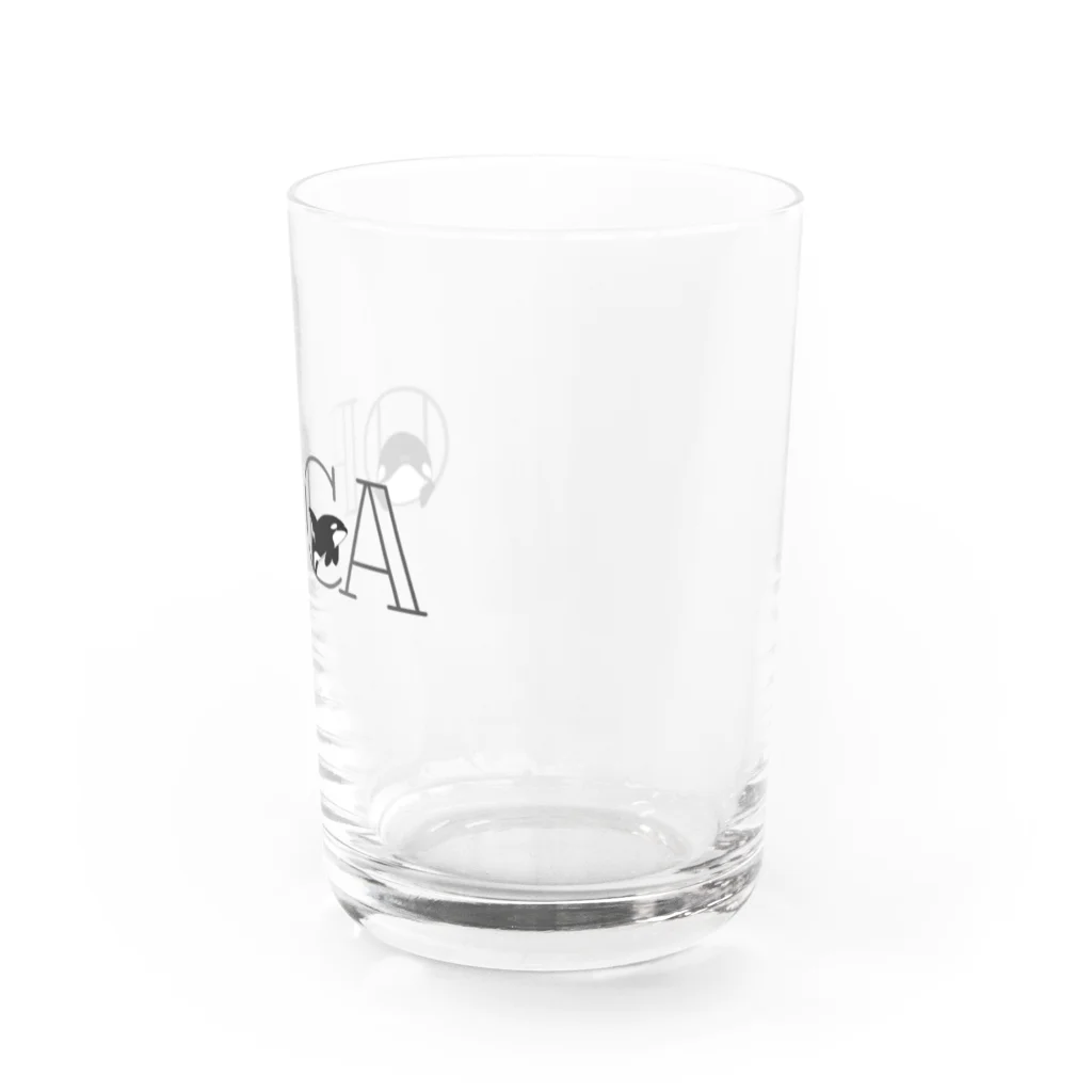 ショコラ★ルビーのごあいさつシャチ Water Glass :right