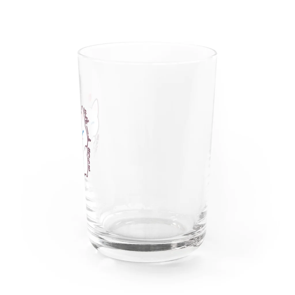 野良猫みーくんのどこでもほめほめみーくん Water Glass :right