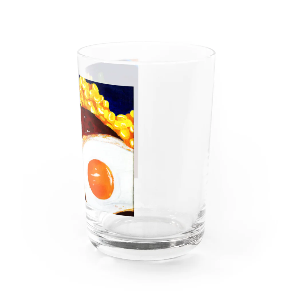 sasa-koの目玉焼きのせハンバーグ Water Glass :right