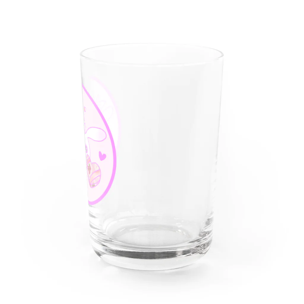 Rabbitflowerの♥らびこ♥バレンタイン Water Glass :right