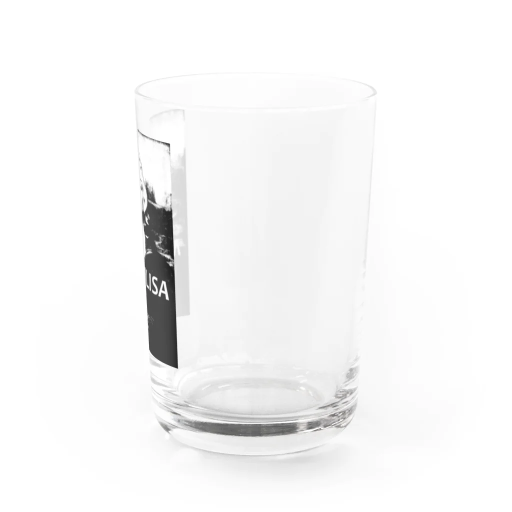 アインシュタインキャットのマリリザ Water Glass :right