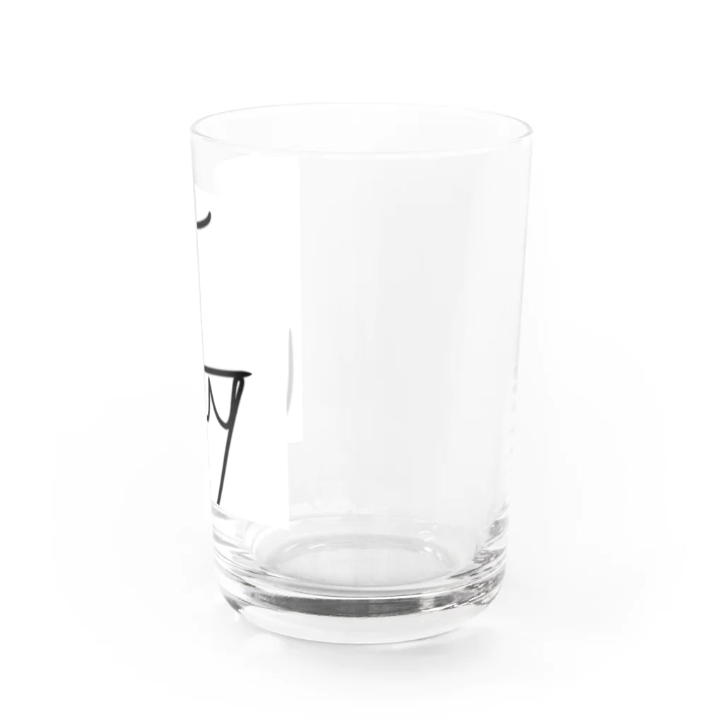 T-WAYのT-WAY ロゴ Water Glass :right