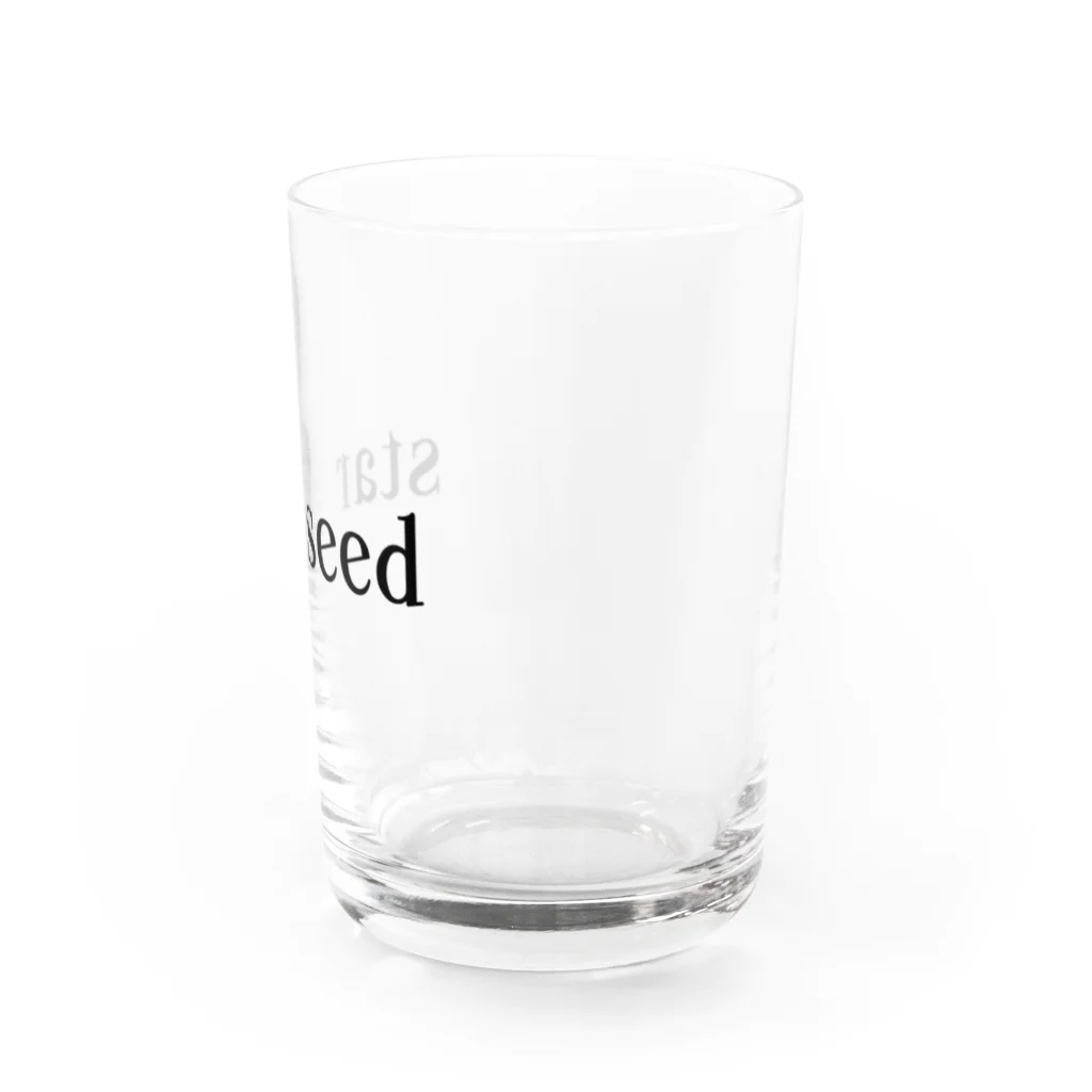 starseedのシンプル　star seed デザイン Water Glass :right