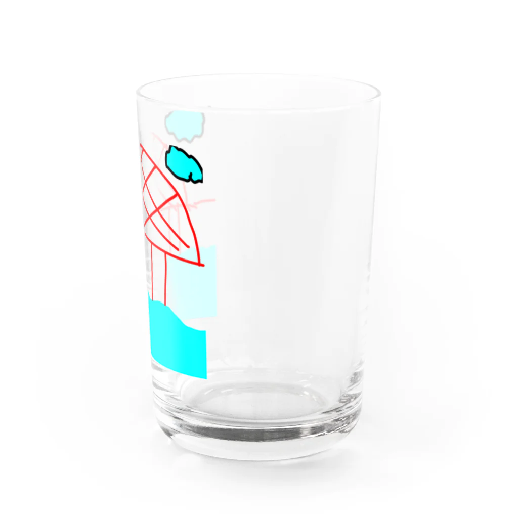 studioaoの赤い橋 Water Glass :right