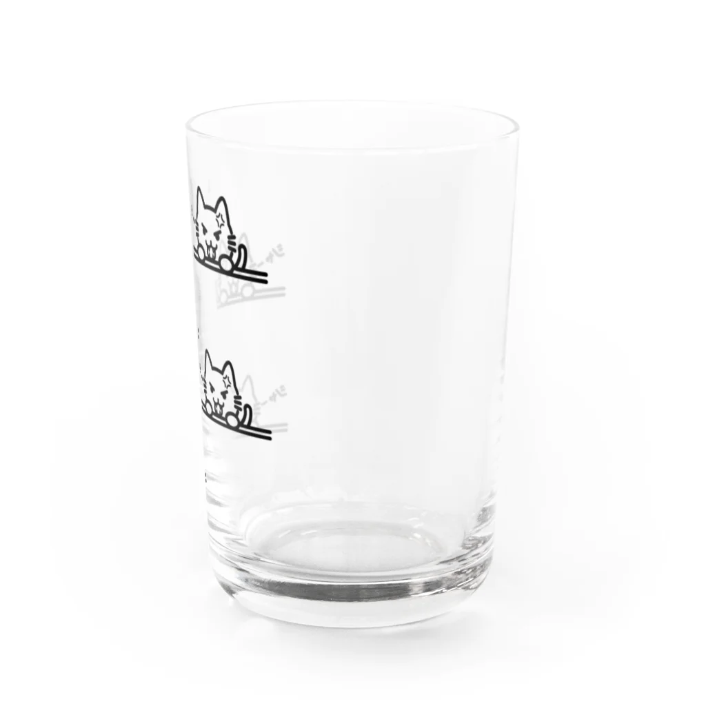 楽猫楽描しげ屋のシャーシャー Water Glass :right