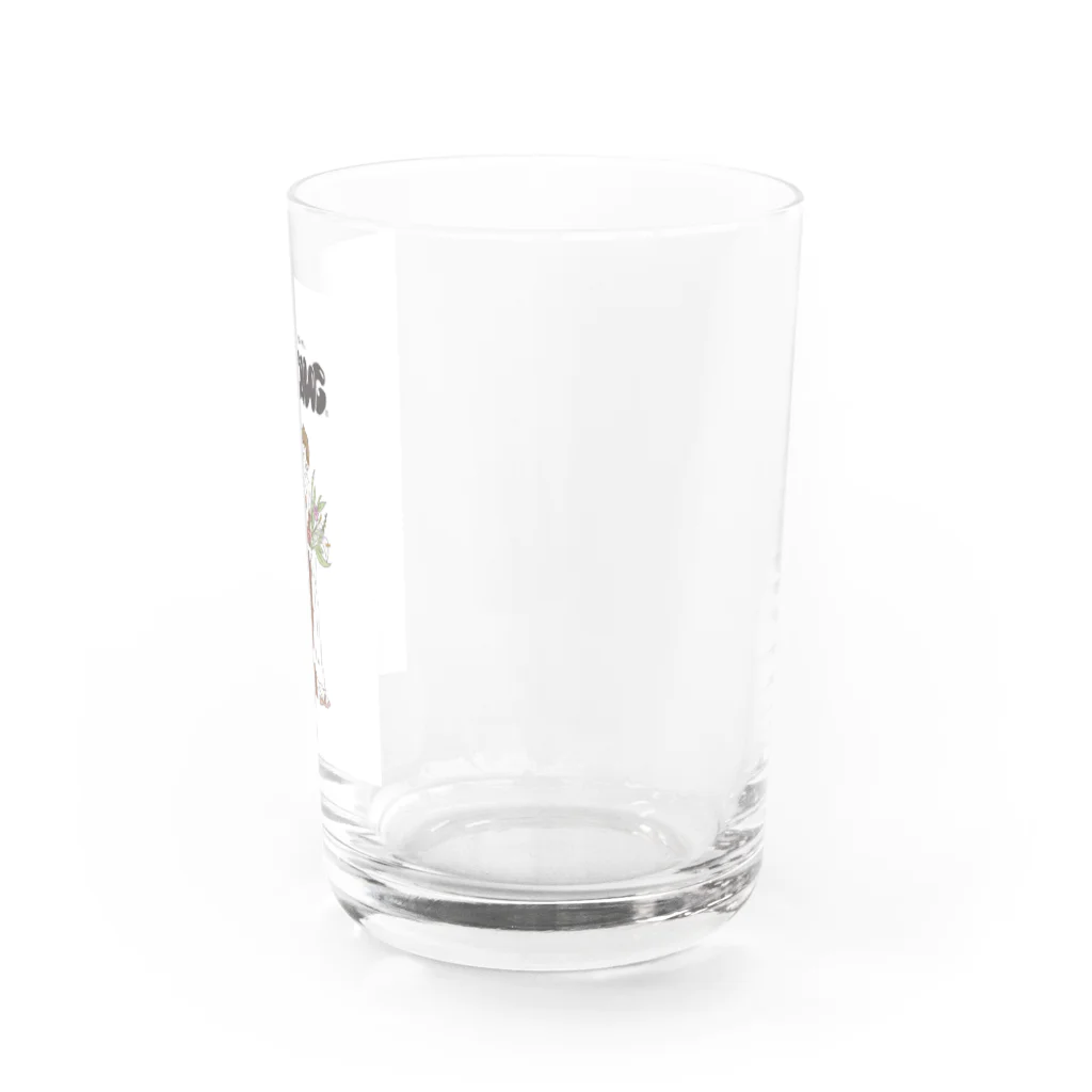 もも　ウェディングイラストレーターの2人の合言葉を思いやり Water Glass :right