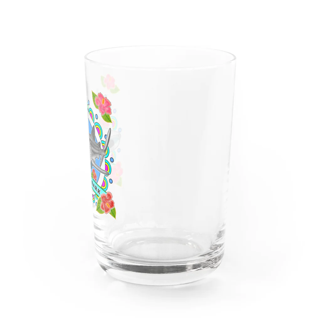 かいほう屋のWILD SHARK  ジンベエザメ Water Glass :right