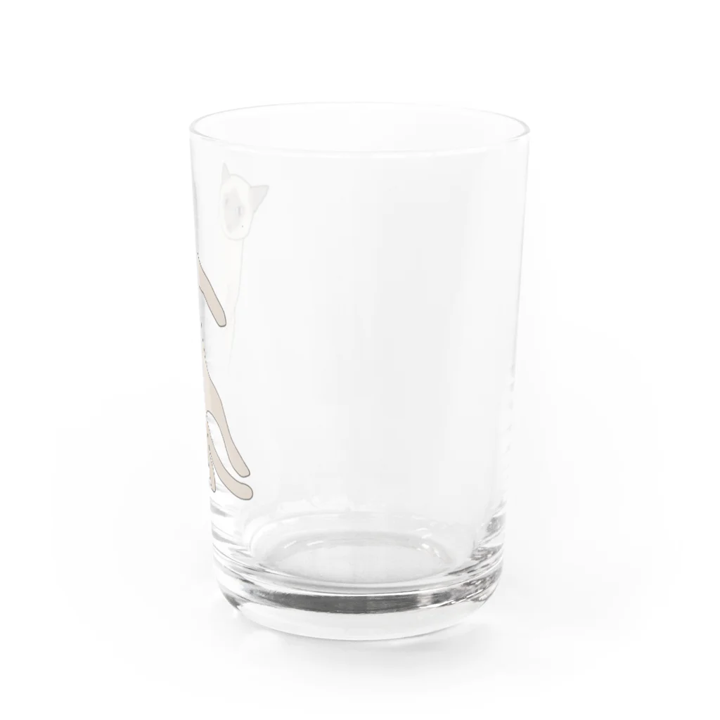 うみ屋の運ばれオリ坊（左向き） Water Glass :right
