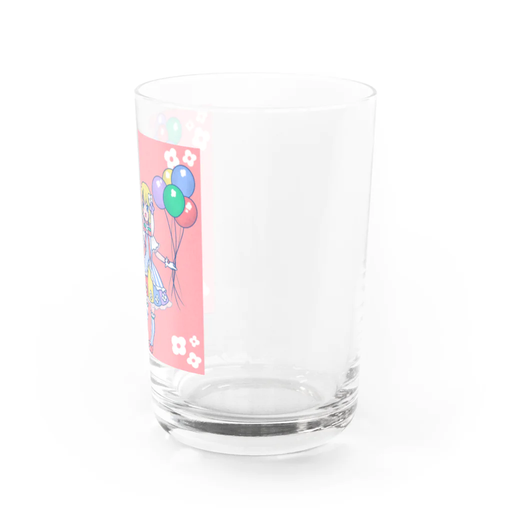 百合花のSpring Water Glass :right