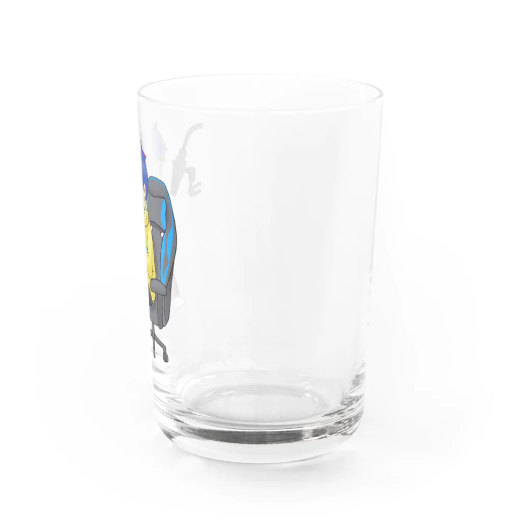 ゲーミングおとうさん🎮【クリサポ：OTOSAN】のゲーミングおとうさん Water Glass :right