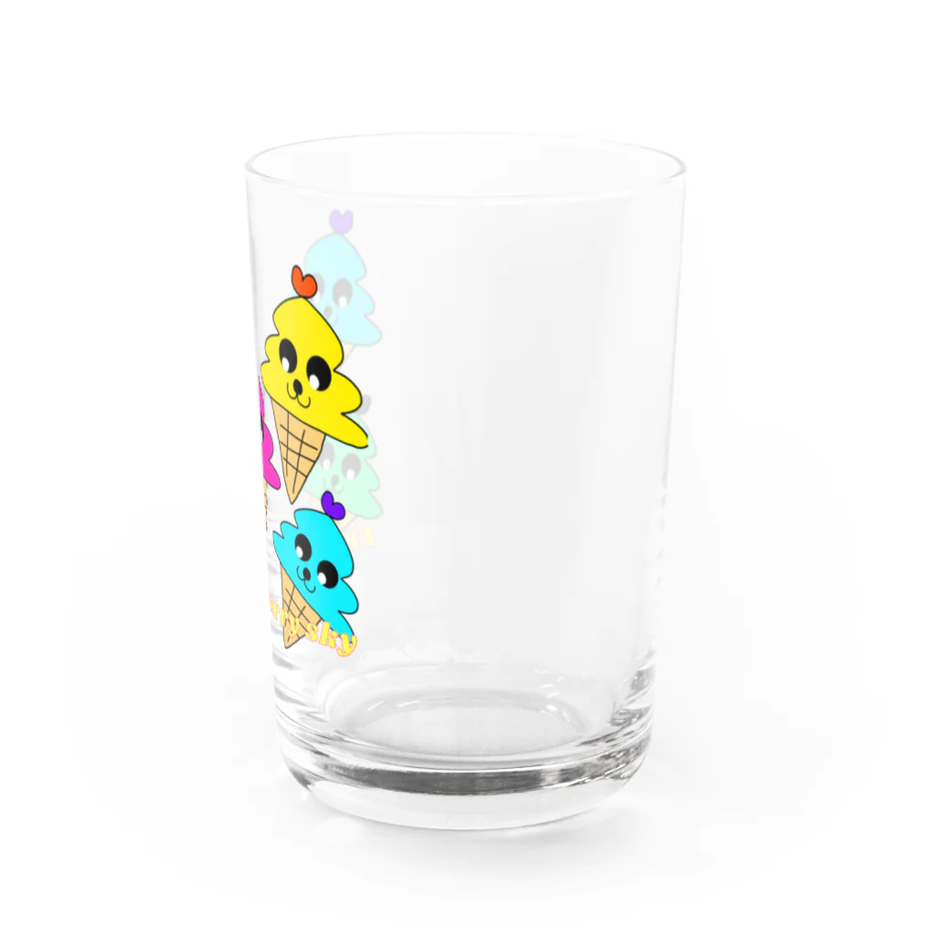 Future Starry Skyのソフトクリーム🍦 Water Glass :right