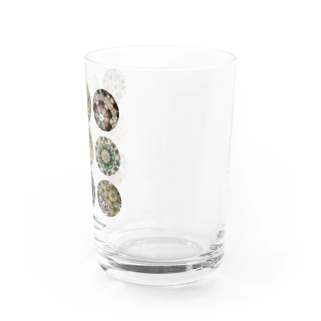 Leafmoon_iの天然石万華鏡ドット柄風 Water Glass :right