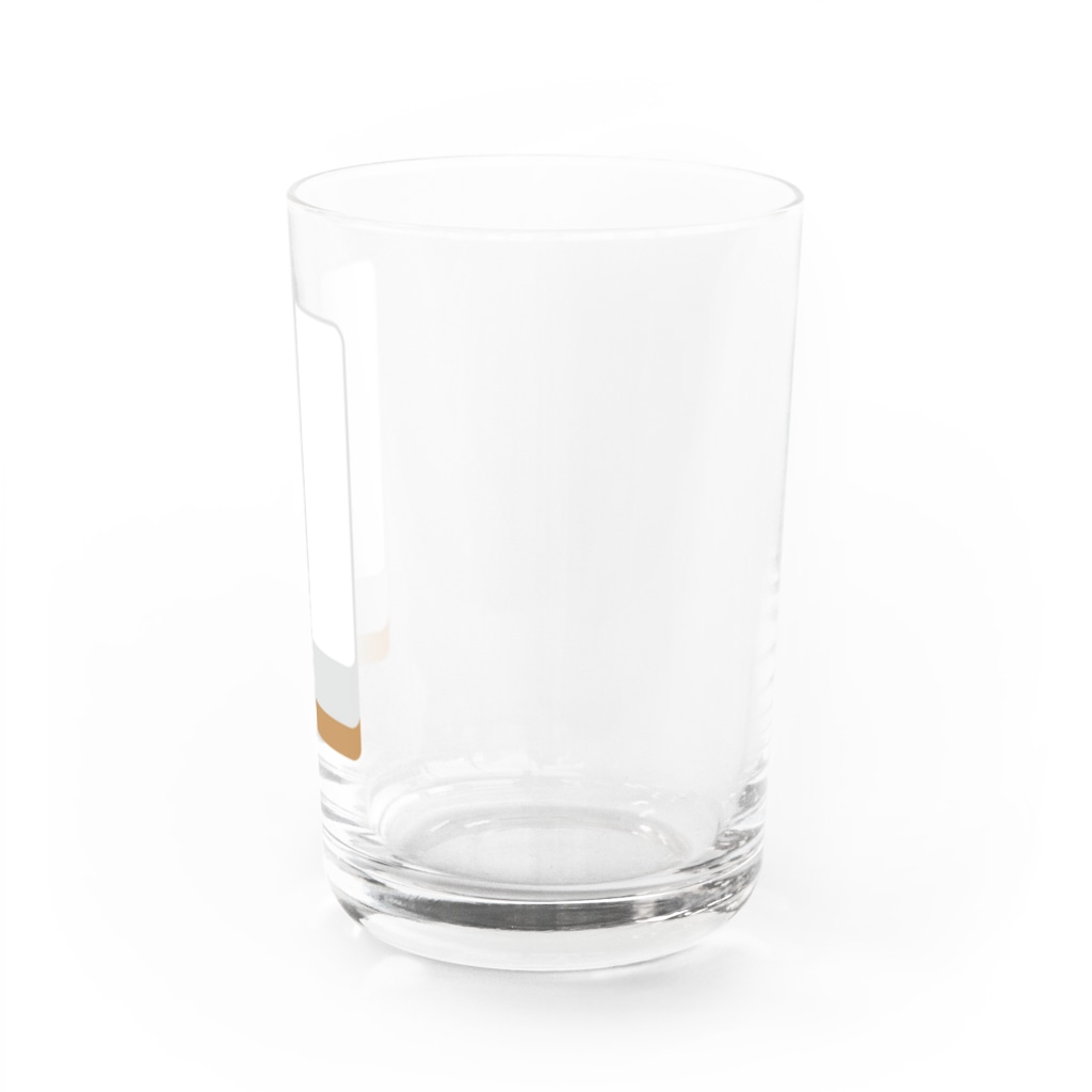 キッズモード某の白 ( 麻雀グッズ ) Water Glass :right