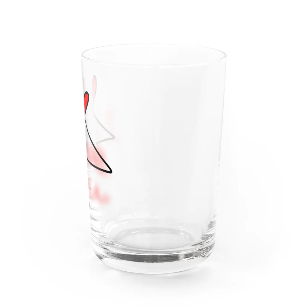 handmade asyouareの相合い傘 Water Glass :right