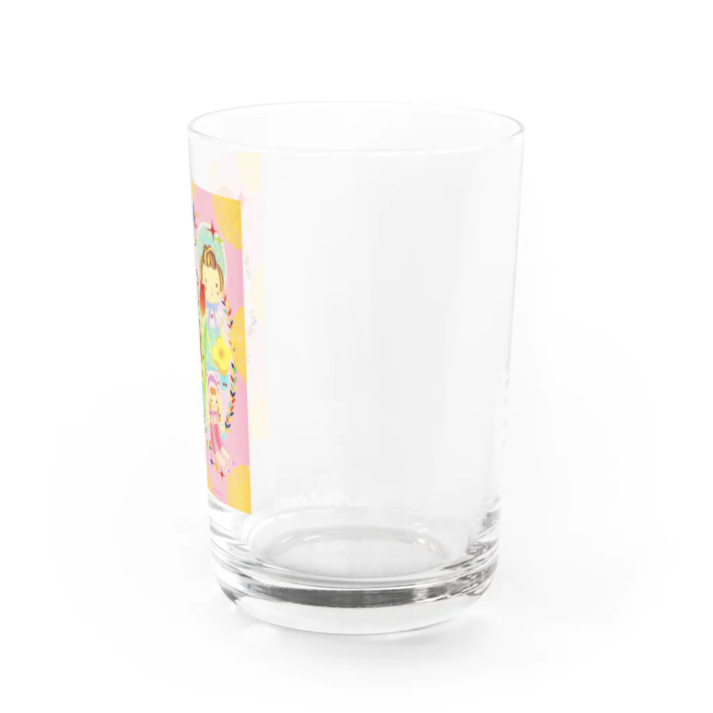 はいからヒストリカルSUZURI店のGO！GO！文化ちゃん Water Glass :right