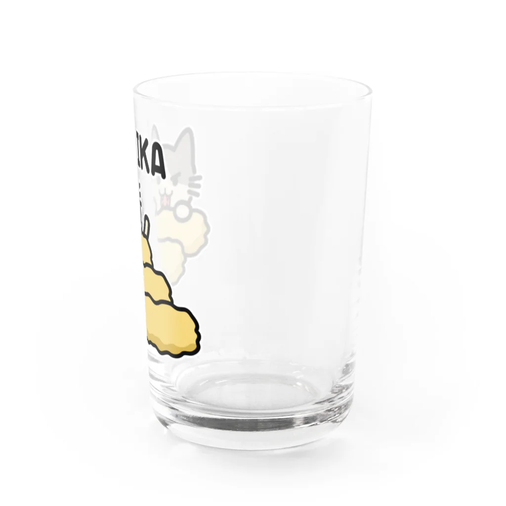 楽猫楽描しげ屋のいか Water Glass :right