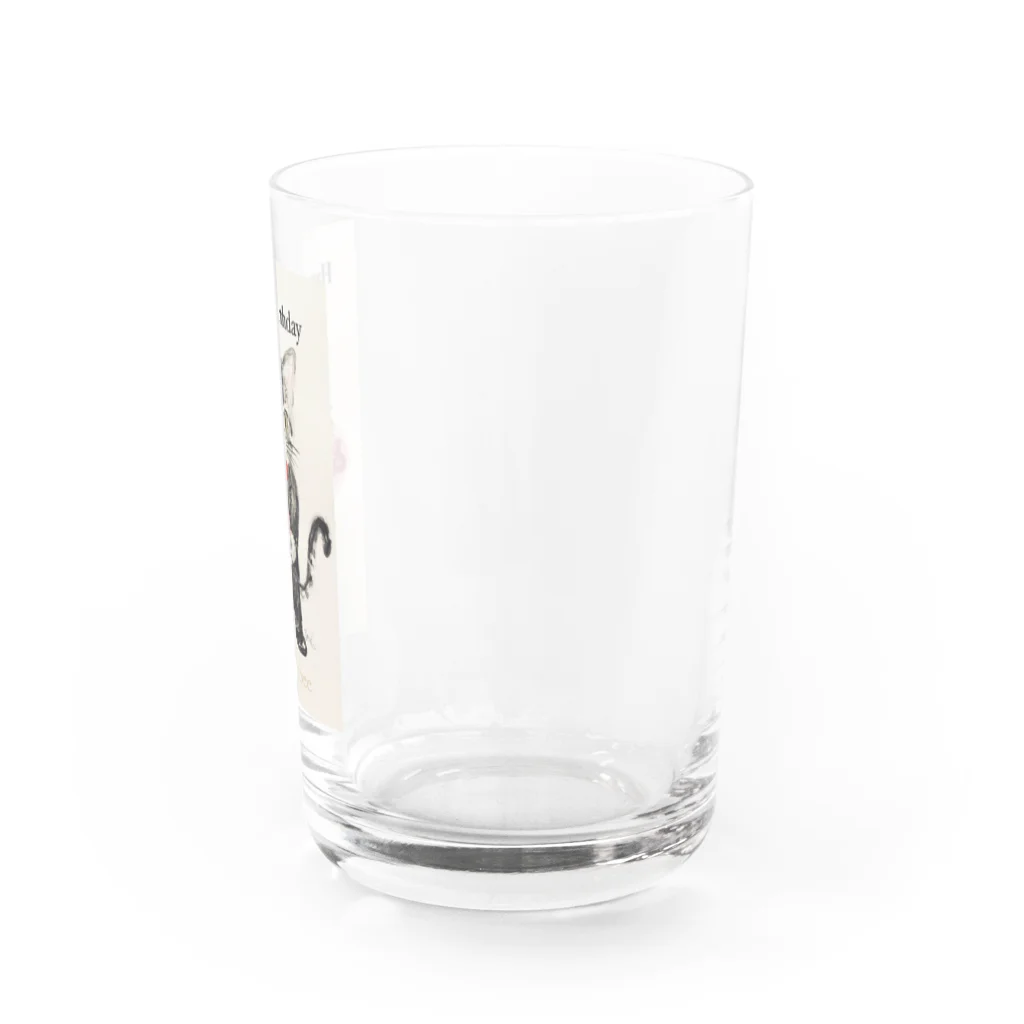 YOKO KOBAYASHIのhappybirthday(バンブルビー) Water Glass :right